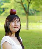 Apple fall on head