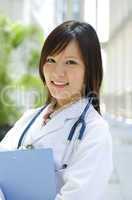 Asian Chinese medical student