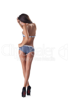sexy young girl posing in pretty bikini