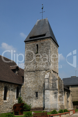 France, the historical church of Charleval in l Eure France, the historical church of Charleval in l Eure