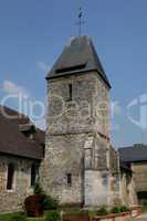 France, the historical church of Charleval in l Eure