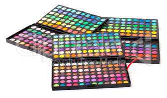 Set of Multicolored Eyeshadows