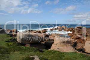 France, granite rocks in Tregastel