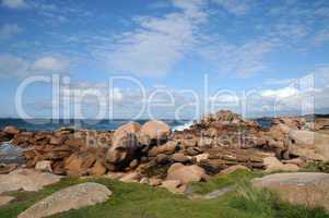 France, granite rocks in Tregastel