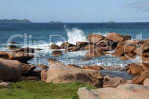 France, granite rocks in Tregastel