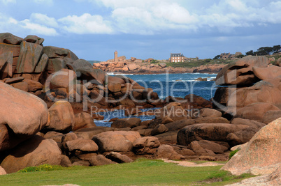 France, granite rocks in Tregastel