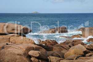 France, granite rocks in Tregastel