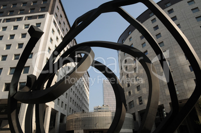 France, modern building in the district of La Defense