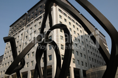 France, modern building in the district of La Defense