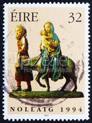 Postage stamp Ireland 1994 Flight into Egypt, Christmas