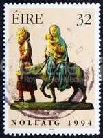Postage stamp Ireland 1994 Flight into Egypt, Christmas