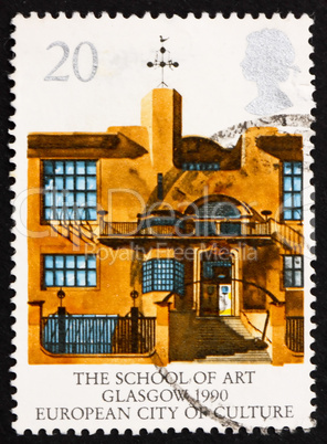 Postage stamp GB 1990 School of Art, Glasgow