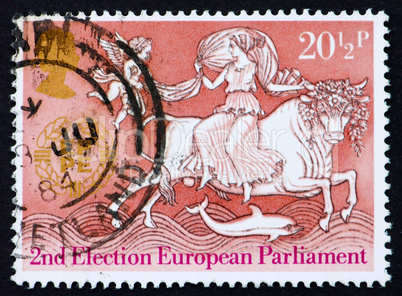 Postage stamp GB 1984 Abduction of Europa