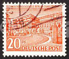 Postage stamp Germany 1949 Polytechnic College, Charlottenburg,