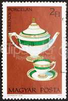 Postage stamp Hungary 1972 Teapot, Cup and Saucer