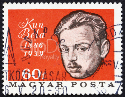 Postage stamp Hungary 1966 Bela Kun