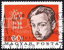 Postage stamp Hungary 1966 Bela Kun