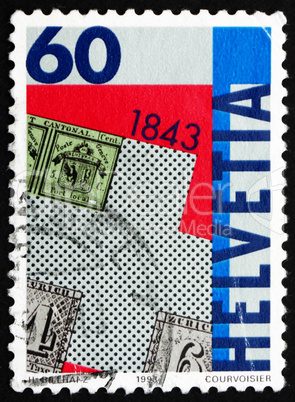 Postage stamp Switzerland 1993 Postage Stamp Zurich Types A1 and