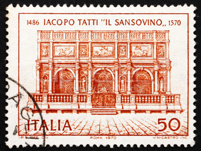 Postage stamp Italy 1970 Loggia of St, Mark's Campanile, Venice