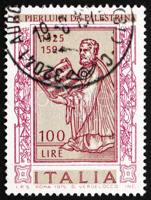 Postage stamp Italy 1975 Giovanni Pierluigi da Palestrina