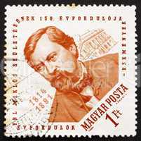Postage stamp Hungary 1964 Architect Miklos Ybl