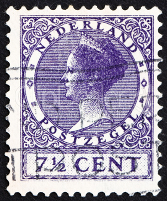 Postage stamp Netherlands 1927 Queen Wilhelmina