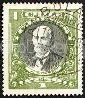 Postage stamp Chile 1911 Anibal Pinto, President of Chile