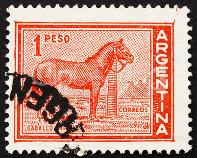 Postage stamp Argentina 1959 Domestic Horse