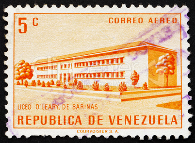 Postage stamp Venezuela 1956 O'Leary School, Barinas