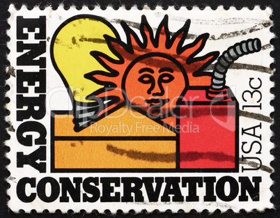 Postage stamp USA 1977 Energy Conservation