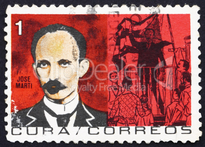 Postage stamp Cuba 1964 Jose Marti, Revolutionary