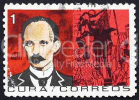 Postage stamp Cuba 1964 Jose Marti, Revolutionary