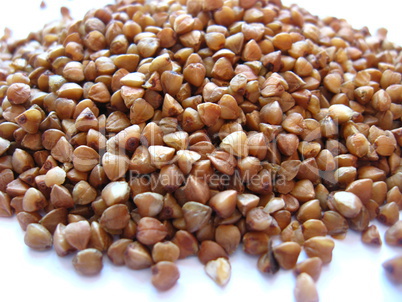 Grains of buckwheat