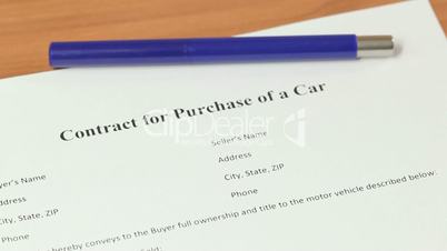 Car Buyer Signature