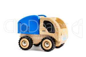 Wooden toy truck