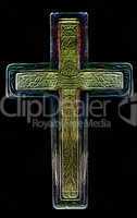 3D Christian Cross Art