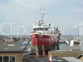 ship in dry-dock