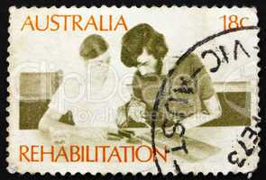 Postage stamp Australia 1972 Rehabilitation of the Handicapped
