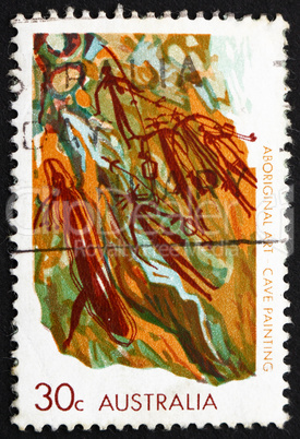 Postage stamp Australia 1971 Cave Painting, Western Arnhem Land
