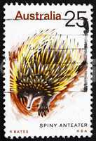 Postage stamp Australia 1974 Spiny Anteater, Echidna