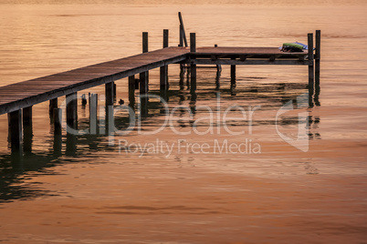 wooden jetty