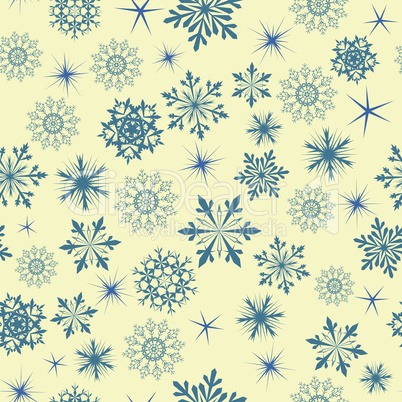 seamless snowflakes background