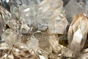 Crystallized quartz - mountain crystal
