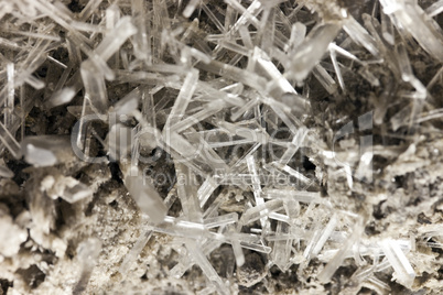 Crystallized quartz - mountain crystal