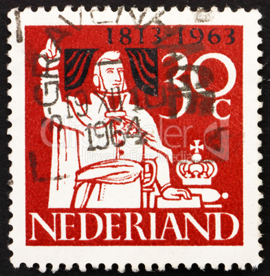 Postage stamp Netherlands 1963 Prince William of Orange
