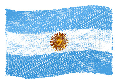 Flag of ARGENTINA