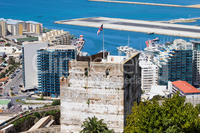 Tower of Homage in Gibraltar