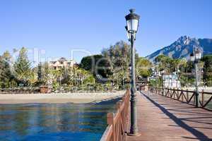 Pier in Marbella