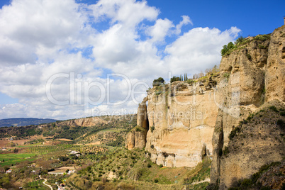 Ronda Cliffs in Andalusia
