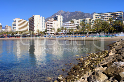City of Marbella Bay in Spain